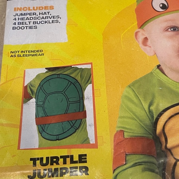 Rubies X Nickelodeon Teenage Mutant Ninja Turtles Infant Costume Sz 6-12 Mos NWT - Picture 4 of 11